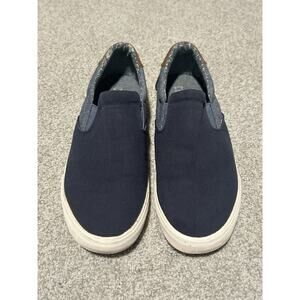 Mens Crevo Baldwin Slip-On Casual Fashion Sneakers Shoes - Size 12- Navy Blue
